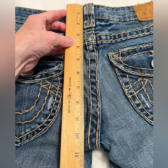 Vintage Y2K True Religion Joey Super T Low Rise Flare Women’s Jeans Size 27 - Picture 8 of 14